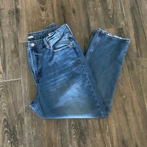 High waisted slouchy fit Old Navy jeans